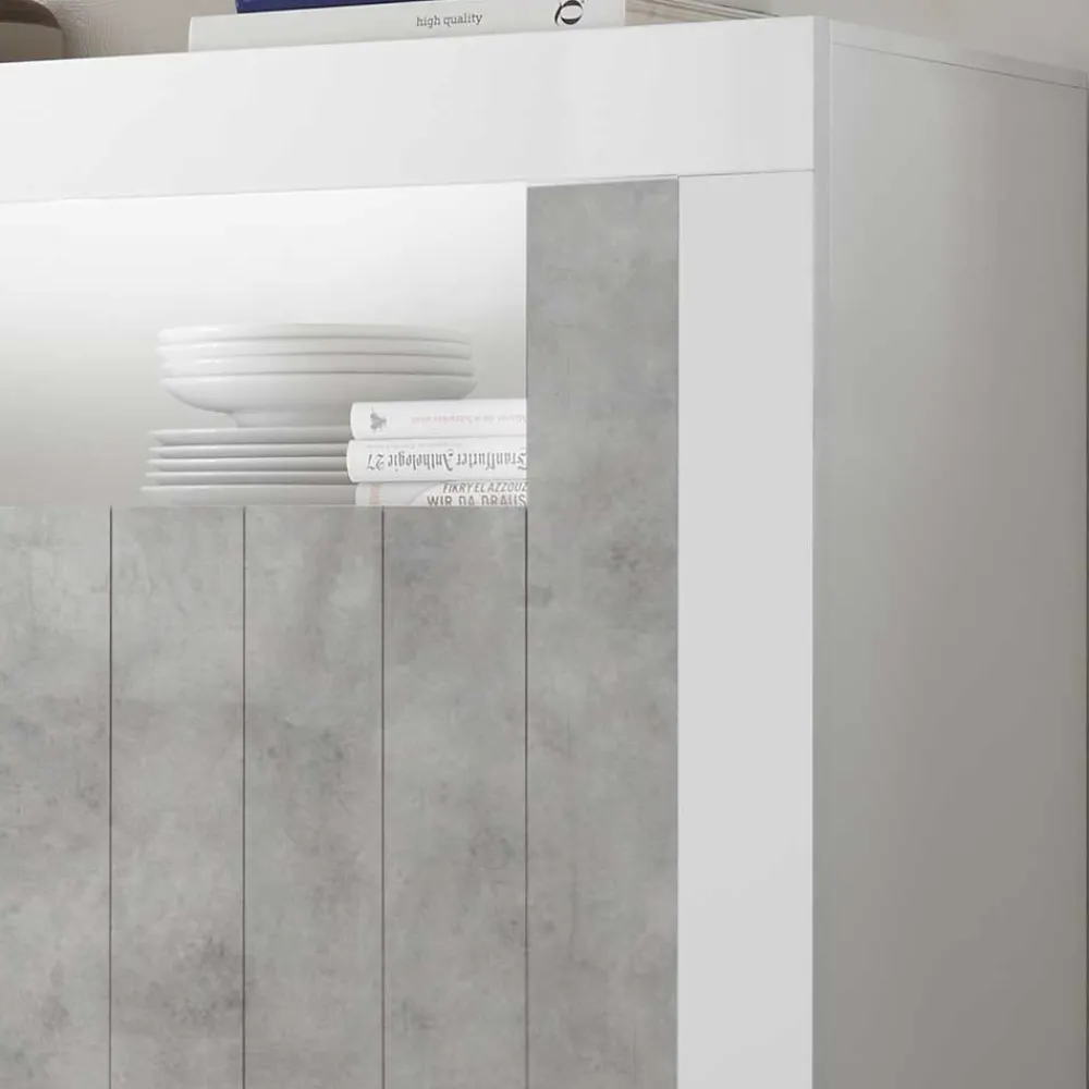 Wohnen Highboards<Zweifarbiges Highboard 110x144x43 - Niris