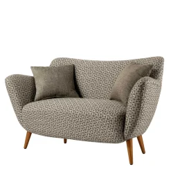 Wohnen Sofas<Zweisitzer Designsofa in Beige Braun gemustert - Regiovs