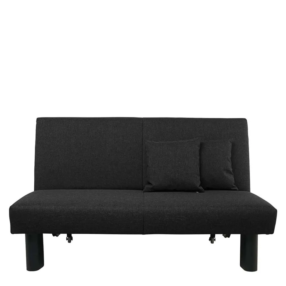 Wohnen Betten|Sofas<Zweisitzer Faltsofa in Schwarz - Lardias