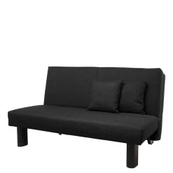 Wohnen Betten|Sofas<Zweisitzer Faltsofa in Schwarz - Lardias