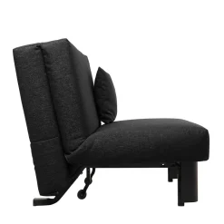 Wohnen Betten|Sofas<Zweisitzer Faltsofa in Schwarz - Lardias