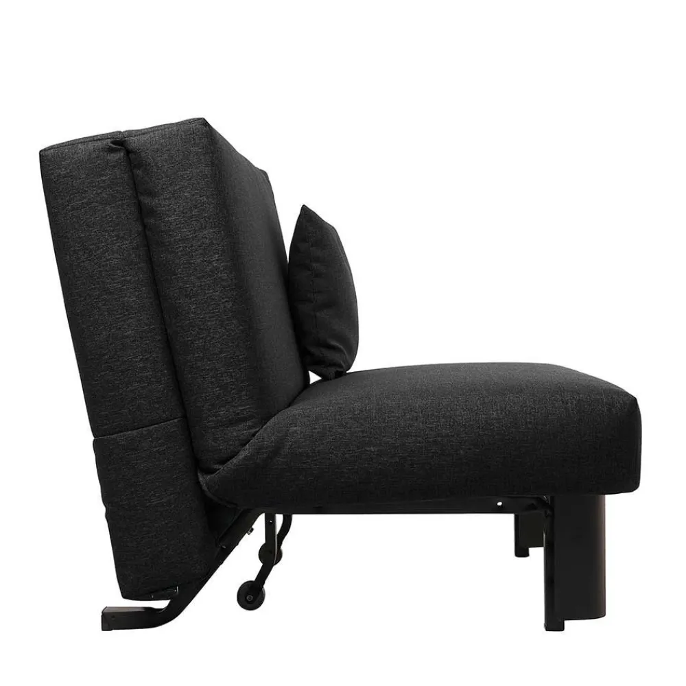 Wohnen Betten|Sofas<Zweisitzer Faltsofa in Schwarz - Lardias