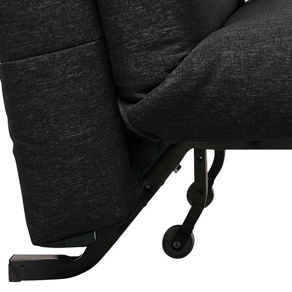 Wohnen Betten|Sofas<Zweisitzer Faltsofa in Schwarz - Lardias