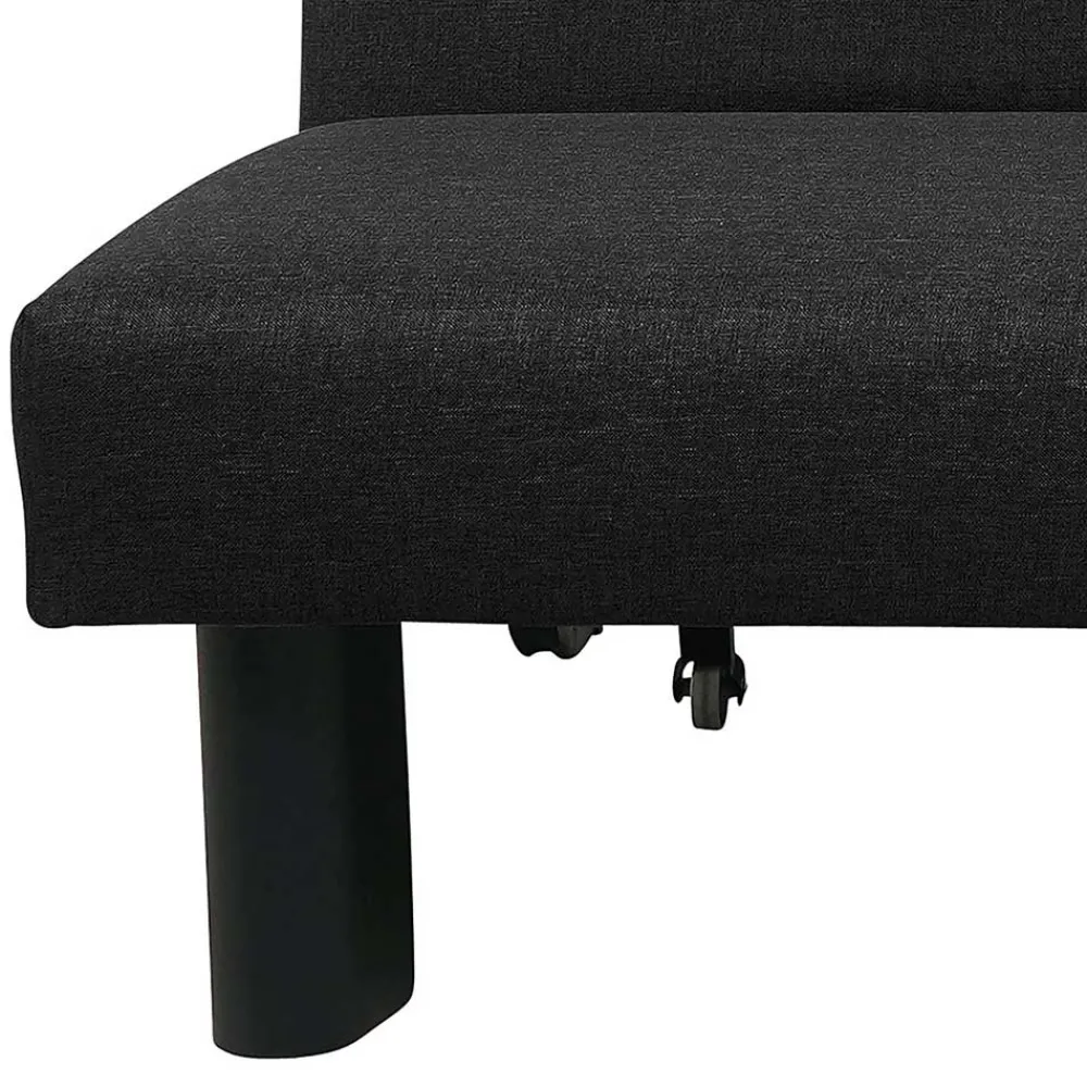Wohnen Betten|Sofas<Zweisitzer Faltsofa in Schwarz - Lardias