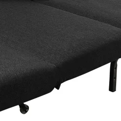 Wohnen Betten|Sofas<Zweisitzer Faltsofa in Schwarz - Lardias