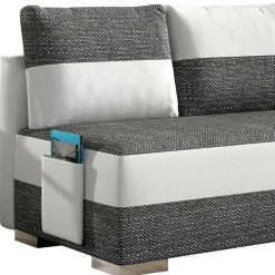 Wohnen Sofas<Zweisitzer Funktionscouch in Grau und Weiß - Ventry