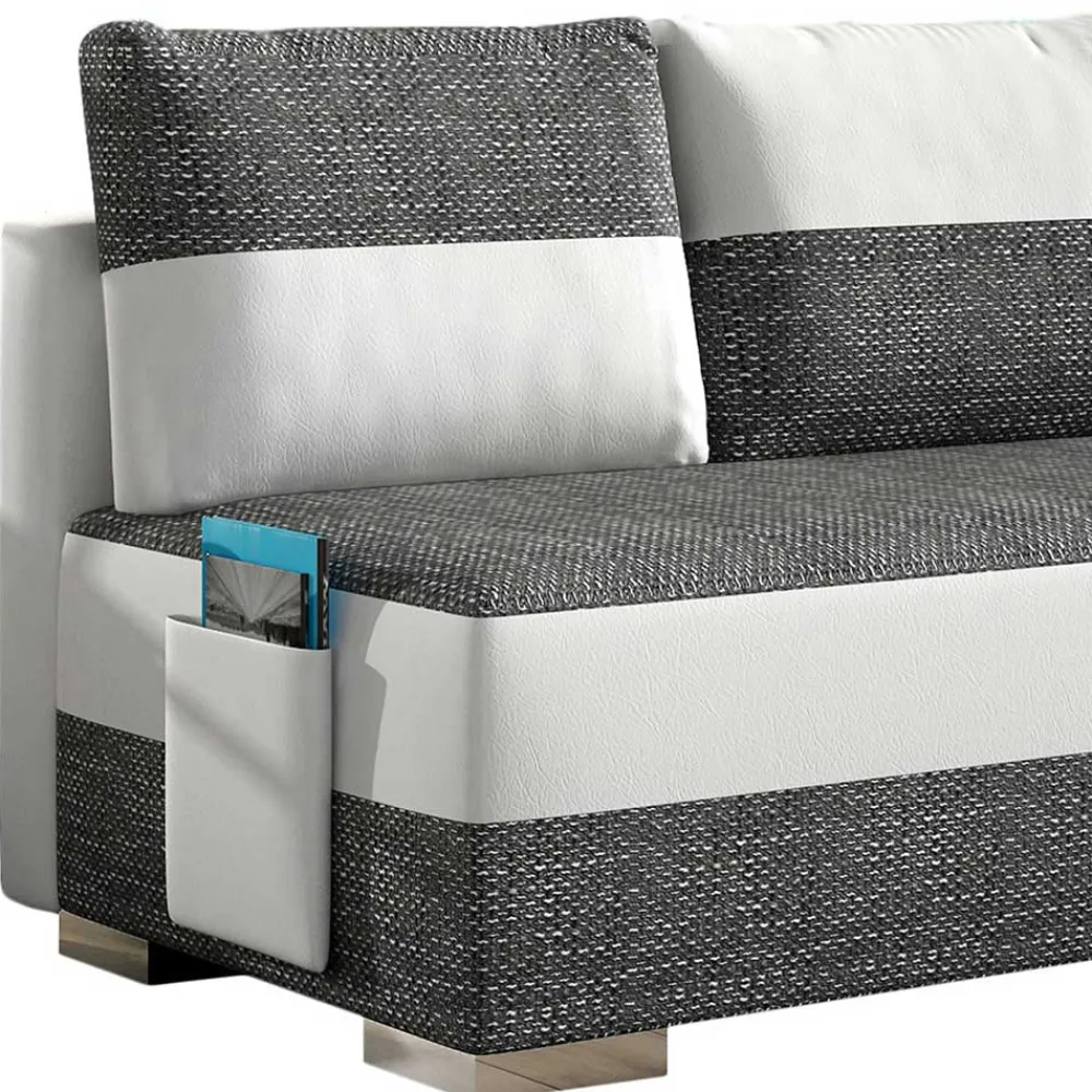 Wohnen Sofas<Zweisitzer Funktionscouch in Grau und Weiß - Ventry