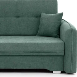 Wohnen Betten|Sofas<Zweisitzer Schlafsofa in Mintgrün Velours - Ronn