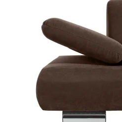 Wohnen Sofas<Zweisitzer Sofa in Braun mit Chrom - Delnoto