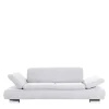 Wohnen Sofas<Zweisitzer Sofa in Cremeweiß mit Chrom - Syrec