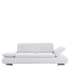 Wohnen Sofas<Zweisitzer Sofa in Cremeweiß mit Chrom - Syrec