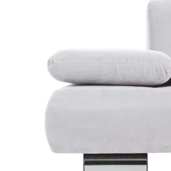 Wohnen Sofas<Zweisitzer Sofa in Cremeweiß mit Chrom - Syrec