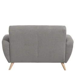 Wohnen Sofas<Zweisitzer Sofa in Grau Microfaser - Durencas