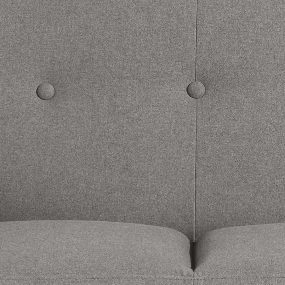 Wohnen Sofas<Zweisitzer Sofa in Grau Microfaser - Durencas