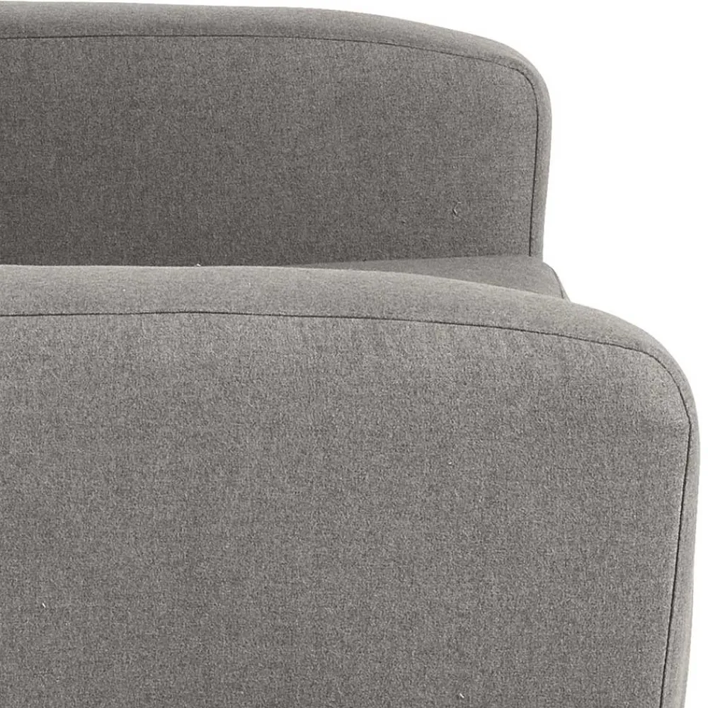 Wohnen Sofas<Zweisitzer Sofa in Grau Microfaser - Durencas