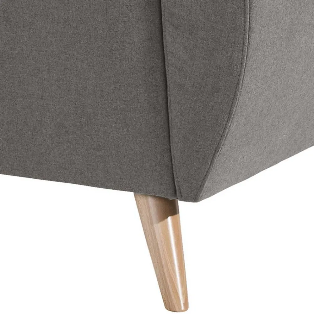 Wohnen Sofas<Zweisitzer Sofa in Grau Microfaser - Durencas