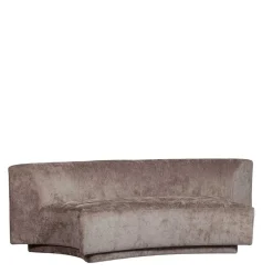 Wohnen Sofas<Zweisitzer Sofa in Taupe Chenille - Fridelia