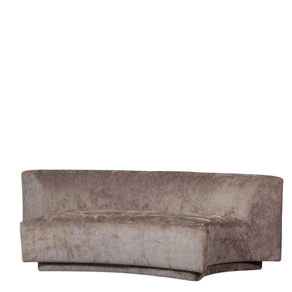 Wohnen Sofas<Zweisitzer Sofa in Taupe Chenille - Fridelia