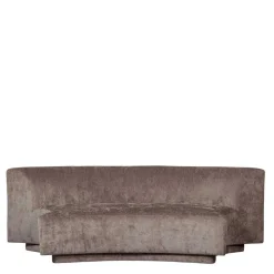 Wohnen Sofas<Zweisitzer Sofa in Taupe Chenille - Fridelia