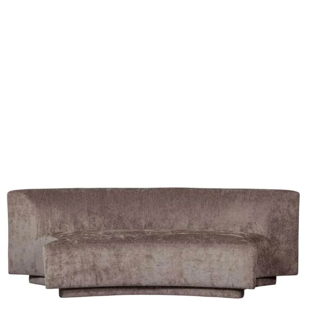 Wohnen Sofas<Zweisitzer Sofa in Taupe Chenille - Fridelia