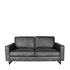 Wohnen Sofas<Zweisitzer Wohnzimmer Sofa mit Kufen aus Metall - Comoto