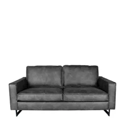 Wohnen Sofas<Zweisitzer Wohnzimmer Sofa mit Kufen aus Metall - Comoto