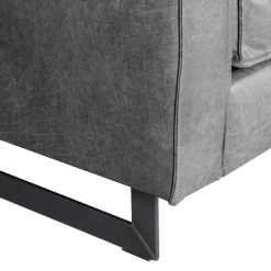 Wohnen Sofas<Zweisitzer Wohnzimmer Sofa mit Kufen aus Metall - Comoto