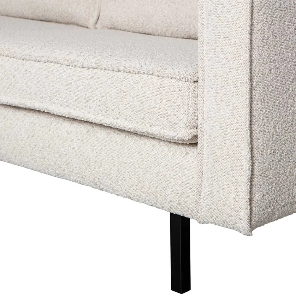 Wohnen Sofas<Zweisitzer Wohnzimmercouch in Beige Boucle - Elisa